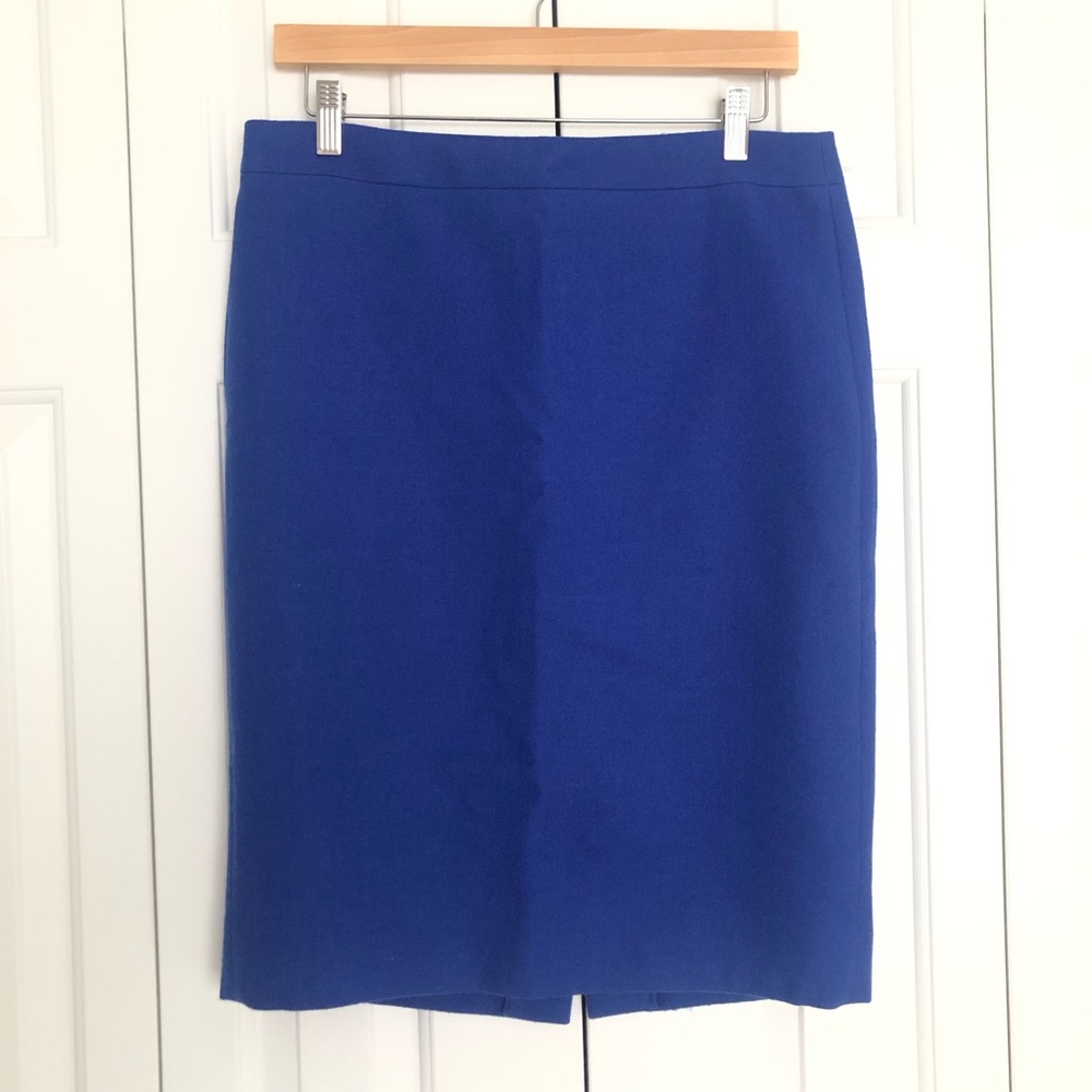 J. Crew 100% Wool No. 2 Pencil Skirt